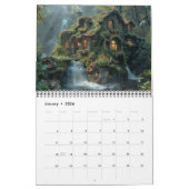 ウッドランドフェアリーフォレストコテージ カレンダー (1月 2026)