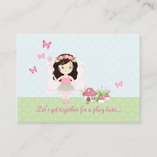 ウッドランドフェアリープリンセス コーリングカード (正面)