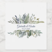 ウッドランドフォリーズ結婚式の引き出物 ワインラベル (シングルラベル)