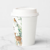 ウッドランドフォレストアニマルズファースト誕生日 紙コップ (左)