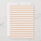 ウッドランドフォレストアニマルズベビーシャワー招待状 招待状 (裏面)