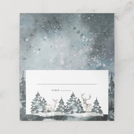 ウッドランドフォレストウィズディア座席表 プレイスカード (外部開封)