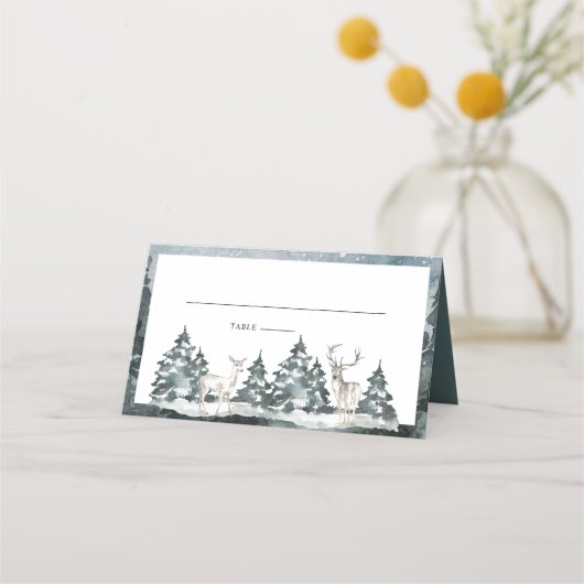 ウッドランドフォレストウィズディア座席表 プレイスカード (正面)