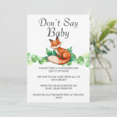 ウッドランドフォレストキツネはベビーカードを言わない (スタンド正面)