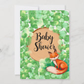 ウッドランドフォレストキツネはベビーカードを言わない (裏面)