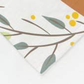 ウッドランドフォレストキツネフリースブランケット フリースブランケット (角)