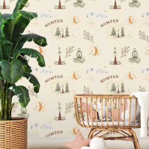 ウッドランドフォレストキャンピング名前をカスタムする 壁紙