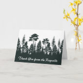 ウッドランドフォレストサンキューカード カード (黄色い花)