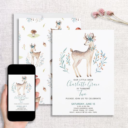 ウッドランドフォレストディアベビー第2回 招待状