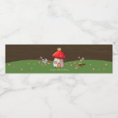 ウッドランドフォレストフェアリー誕生日 ペットボトルラベル (シングルラベル)