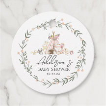 ウッドランドフォレストフレンズメッセージカード