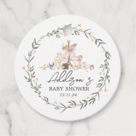 ウッドランドフォレストフレンズメッセージカード フェイバータグ