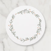 ウッドランドフォレストフレンズメッセージカード フェイバータグ (裏面)