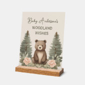 ウッドランドフォレストベア アクリルサイン (傾斜)