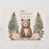 ウッドランドフォレストベア サンキューカード (正面/裏面)