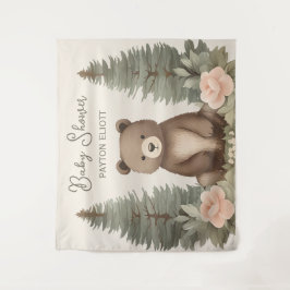 ウッドランドフォレストベア タペストリー