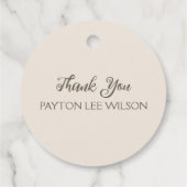 ウッドランドフォレストベア フェイバータグ (裏面)