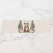 ウッドランドフォレストベア ペットボトルラベル (シングルラベル)