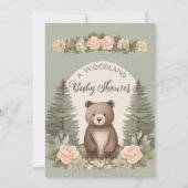 ウッドランドフォレストベア 招待状 (正面)