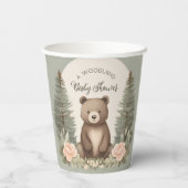 ウッドランドフォレストベア 紙コップ (裏面)