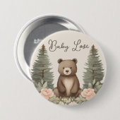 ウッドランドフォレストベア 缶バッジ (正面&裏面)