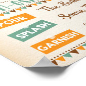 ウッドランドフォレストベビーアニマルズミモサバームムーサ ポスター (角)