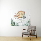 ウッドランドフォレストベビーシャワーウェルカムタペストリー タペストリー (インサイチュ(横))