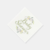 ウッドランドフォレストベビーシャワーナプキン スタンダードカクテルナプキン (角)