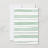 ウッドランドフォレストベビーシャワー招待状 招待状 (裏面)