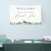 ウッドランドフォレストマウンテンブライダルシャワー 横断幕 (トレードショー)