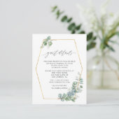 ウッドランドフォレストユーカリ結婚プトゥスゲスト詳細 エンクロージャーカード (スタンド正面)