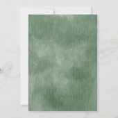 ウッドランドフォレストワイルドワンガール1st誕生日パーティー 招待状 (裏面)