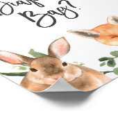 ウッドランドフォレスト推測おむつバッグ ポスター (角)