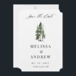 ウッドランドフォレスト日付の保存 セーブザデート<br><div class="desc">Woodland Forest写真Save the Date</div>