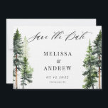 ウッドランドフォレスト日付の保存 セーブザデート<br><div class="desc">Woodland Forest写真Save the Date</div>