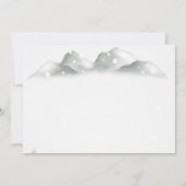 ウッドランドフォレスト結婚式招待状 招待状 (裏面)