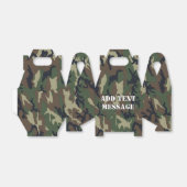 ウッドランドフォレスト軍隊カモフラージュ フェイバーボックス (折り畳みなし)