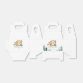 ウッドランドフォレストOhボーイベビーシャワー フェイバーボックス (折り畳みなし)