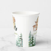 ウッドランドフォレストOhボーイベビーシャワー 紙コップ (右)