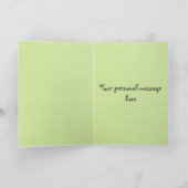 ウッドランドフクロウグリーティングカード カード (内部)