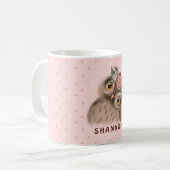 ウッドランドフクロウコーヒーマグ コーヒーマグカップ (正面左)