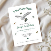 ウッドランドフクロウ本題誕生日 招待状