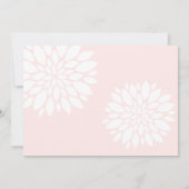 ウッドランドフレンズピンクベビーシャワー招待状 招待状 (裏面)