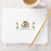 ウッドランドフレンズベビーシャワー住所 シール (インサイチュ)