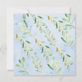 ウッドランドフレンズボーイズベビーシャワー招待状 招待状 (裏面)