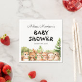 ウッドランドフレンズ男の赤ちゃん スタンダードカクテルナプキン (インサイチュ)