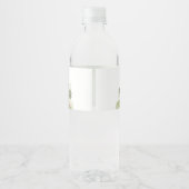 ウッドランドフローラウッドスライス赤ちゃんシャワー ペットボトルラベル (裏面)