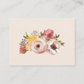 ウッドランドフローラキツネおむつラッフル エンクロージャーカード (裏面)