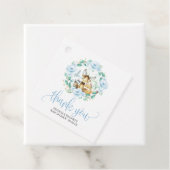 ウッドランドフローラグリーンリーベビーシャワーありがとう フェイバータグ (インサイチュ)