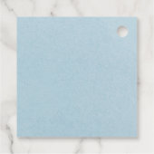 ウッドランドフローラグリーンリーベビーシャワーありがとう フェイバータグ (裏面)